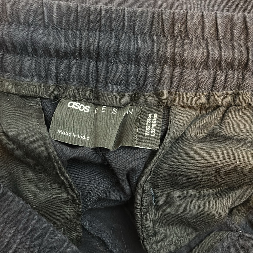 men’s asos drawstring pants - Picture 3 of 4